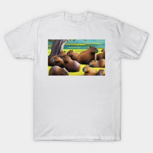 capybara group T-Shirt